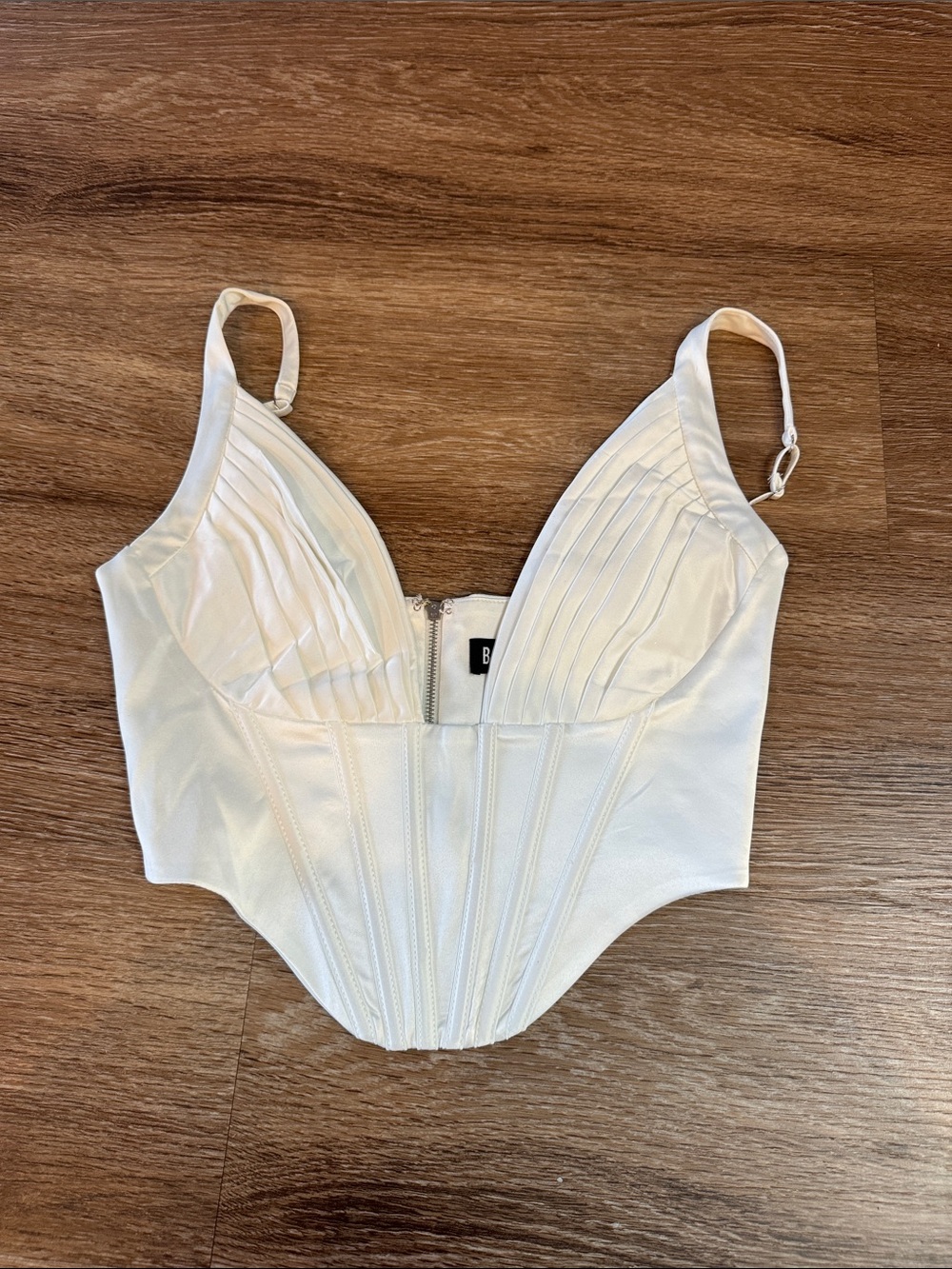 BABYBOO Ivory Corset Top - NWOT
